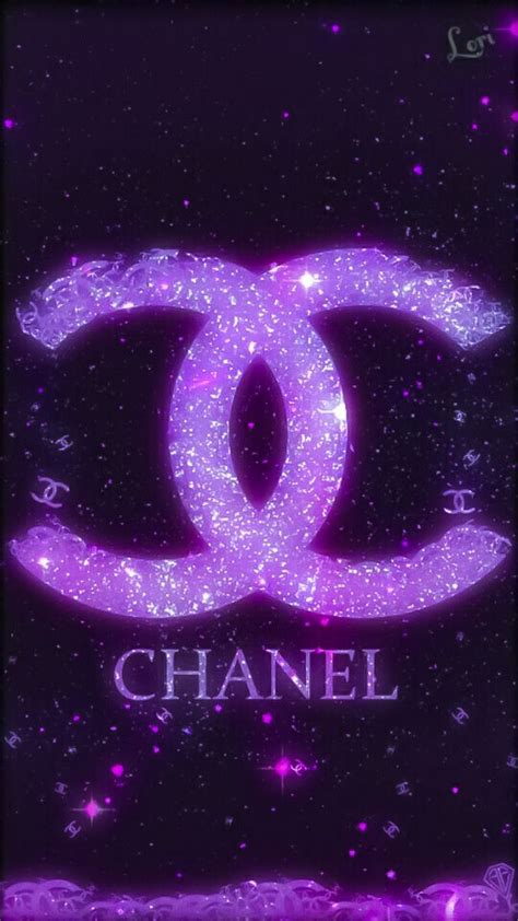 purple chanel mirror|purple Chanel wallpaper.